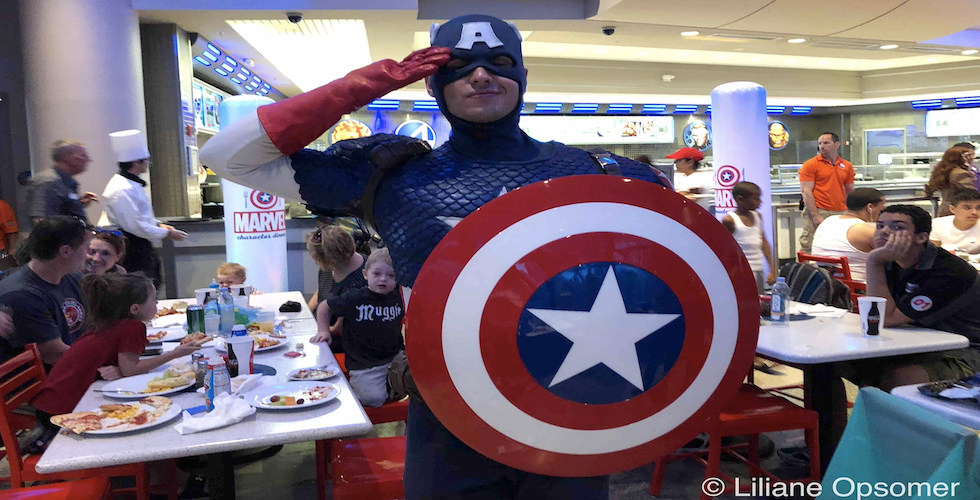Captain America Dinner Banner IOA