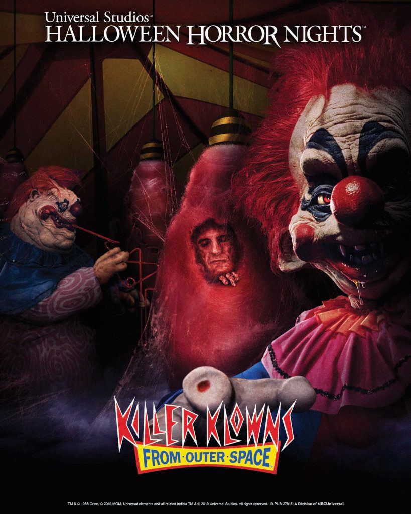 Killer Klowns from Outer Space Mazes at Halloween Horror Nights 2019