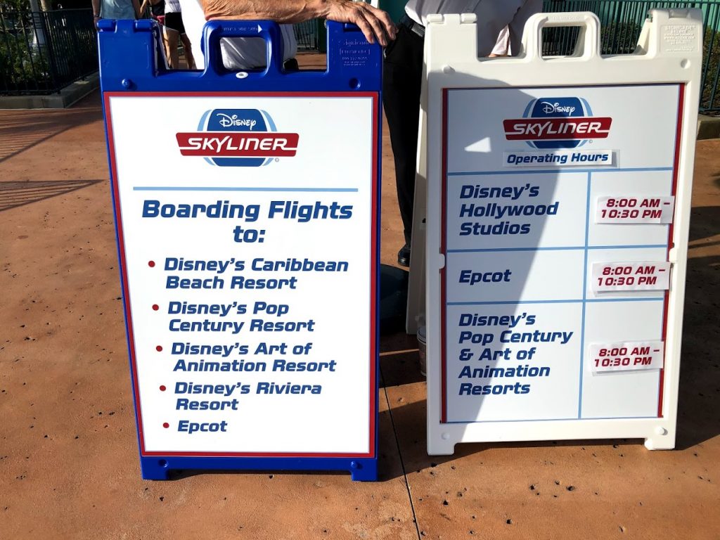 Disney Skyliner operating hours