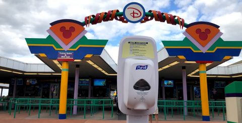 Covid-19 theme parks WDW sanitizer