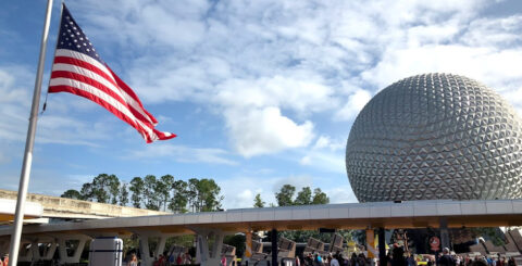 Disney Epcot flag featured