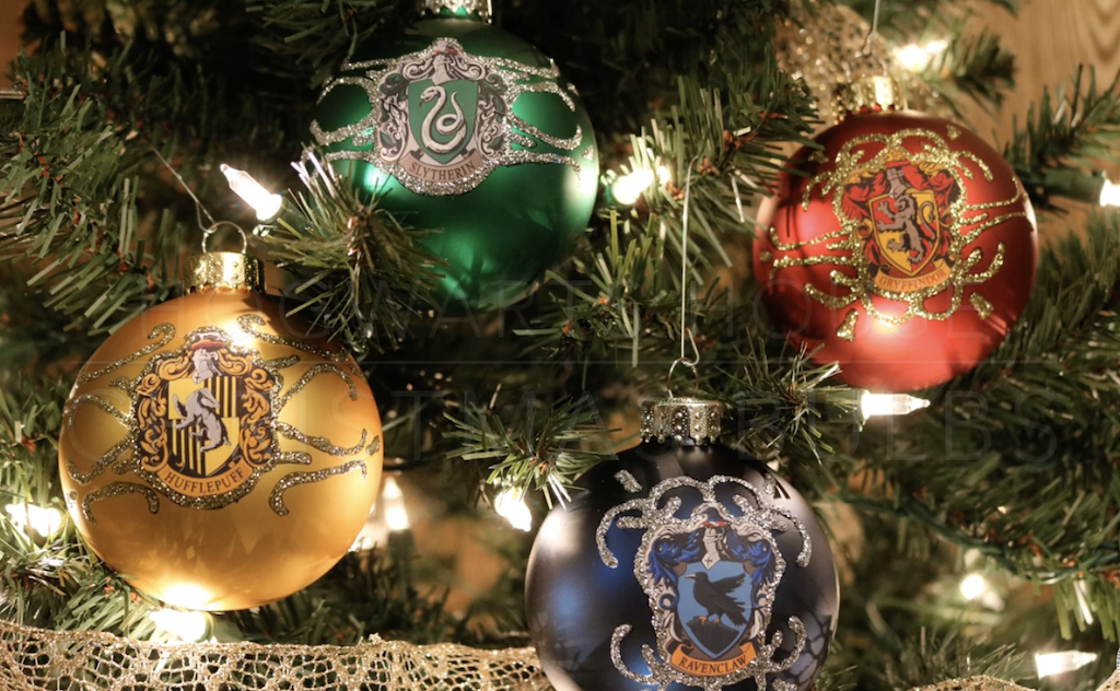 Christmas at hogwarts ornament