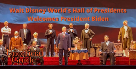 Walt Disney World's Hall of Presidents Welcomes President Biden
