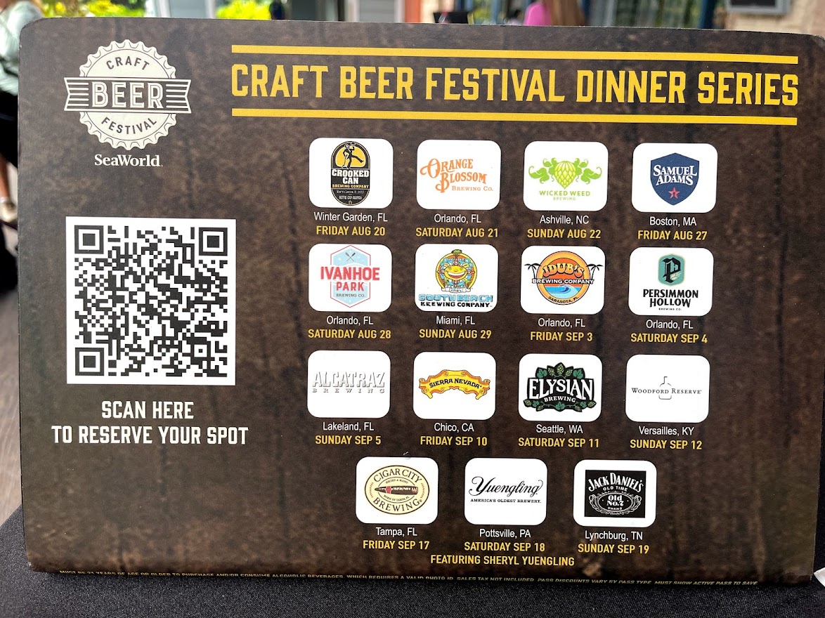 Seaworld Orlando 2021 Craft Beer Festival Extends Through October 31