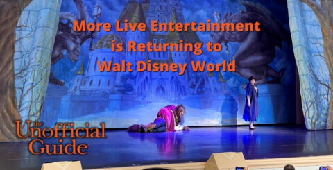 Live Entertainment is Returning to Walt Disney World