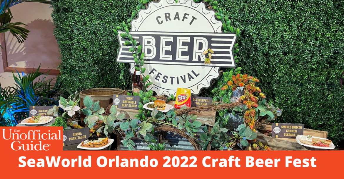 SeaWorld Orlando 2022 Craft Beer Festival