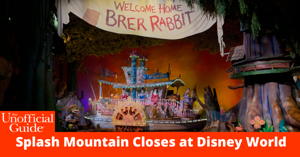 Splash Mountain Closes at Walt Disney World