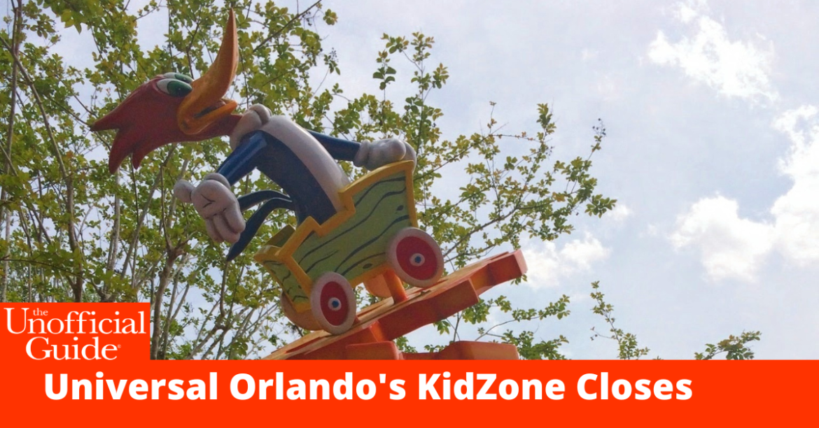 Universal Orlando's KidZone Closes