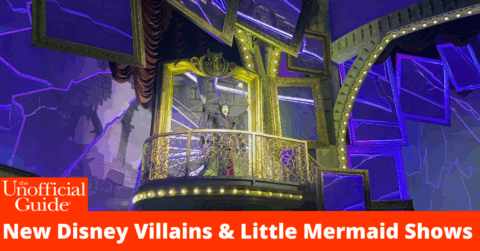 New Disney Villains & Little Mermaid Shows